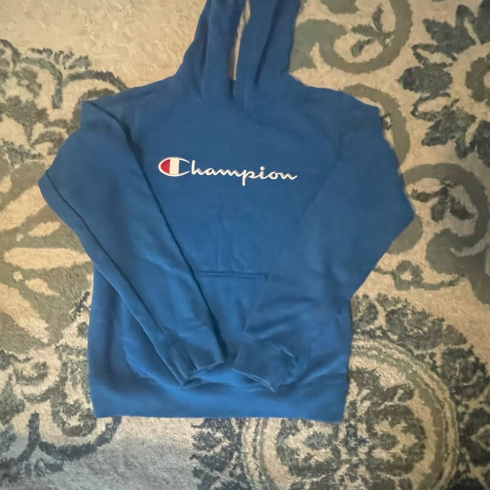 Champion Blue Hoodie